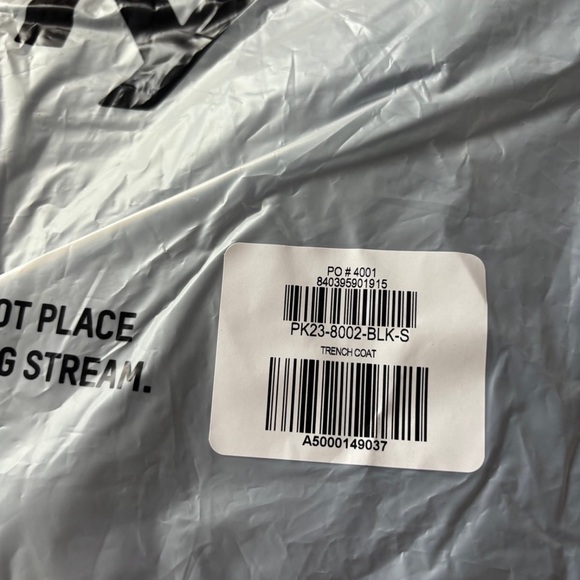 ✨ NWT SMALL KHY LEATHER TRENCH COAT - MY LAST ONE IN STOCK !!! ✨ - Picture 6 of 11